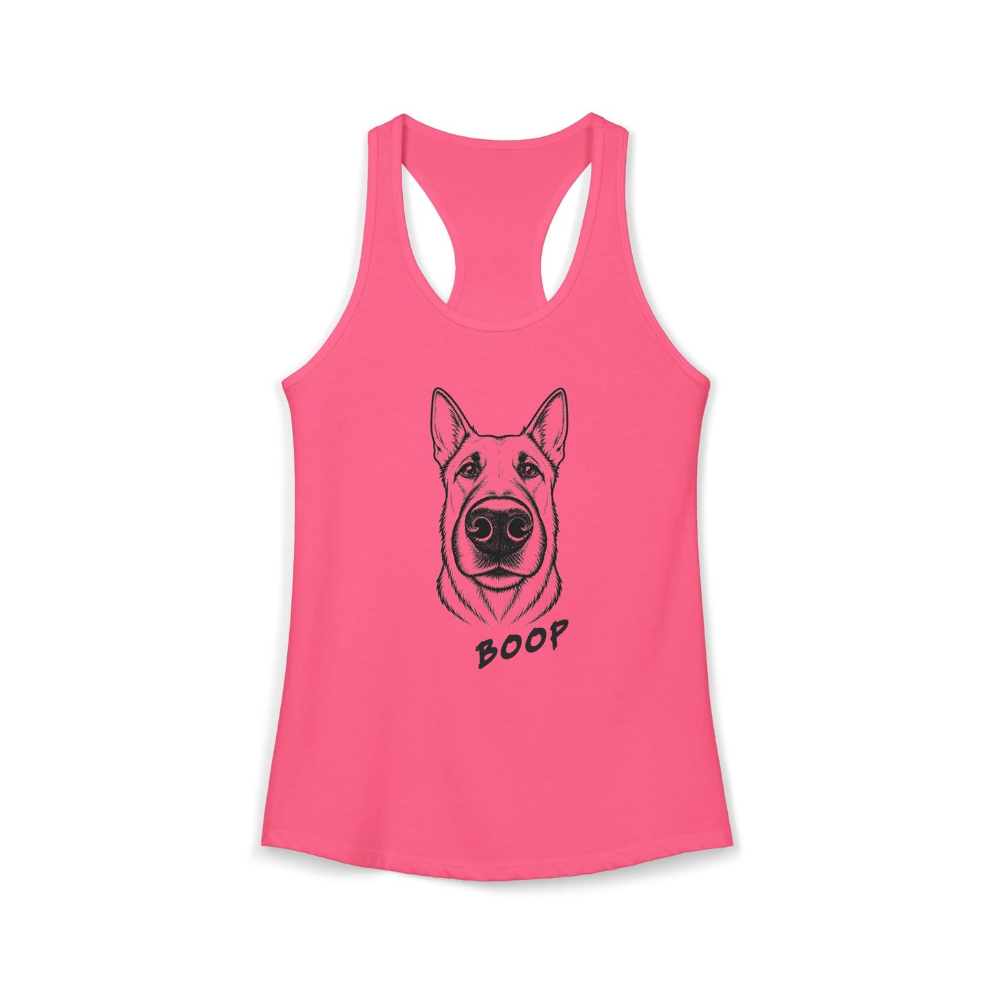 BOOP Classic - Belgian Malinois - Women's Racerback Tanktop