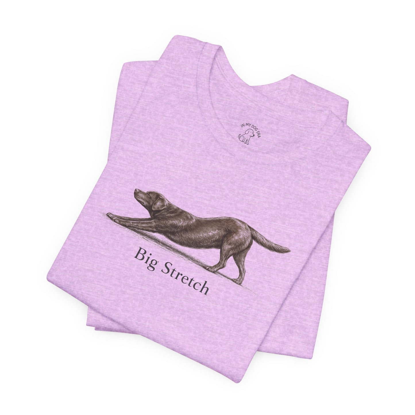 Big Stretch Chocolate Labrador Retriever T-Shirt