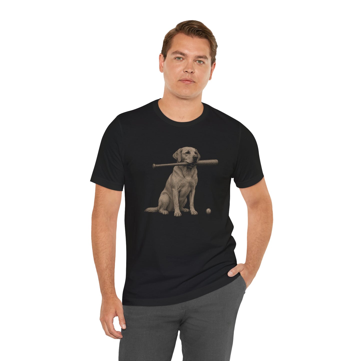 Bat Dog Yellow Labrador Retriever T-Shirt