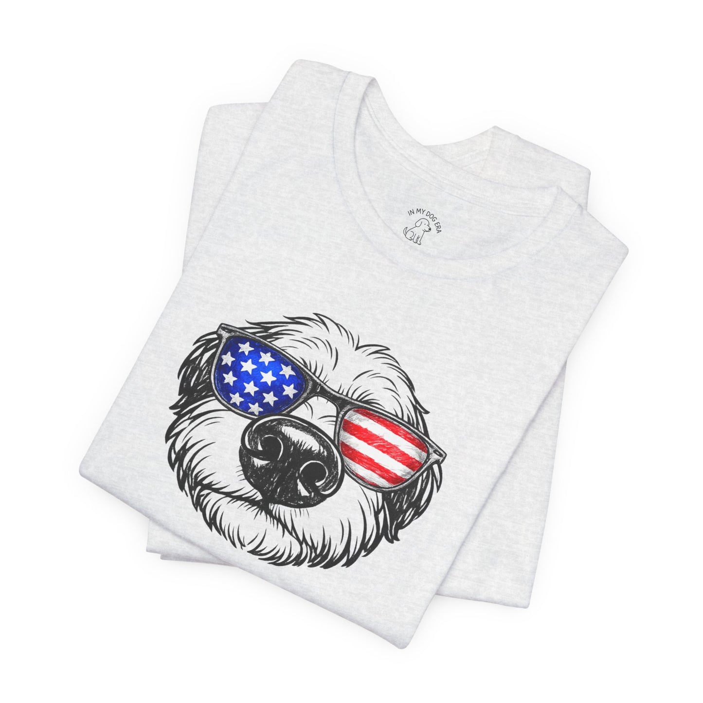 Red, White & BOOP Bernedoodle T-Shirt