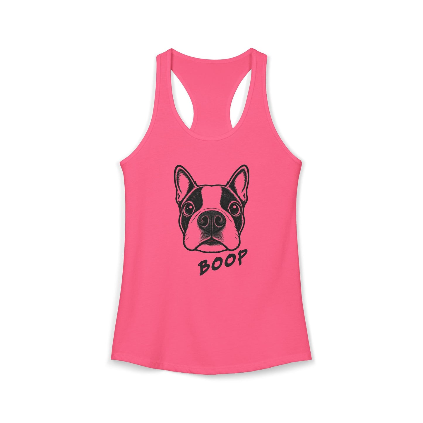 BOOP Classic - Boston Terrier - Women's Racerback Tanktop