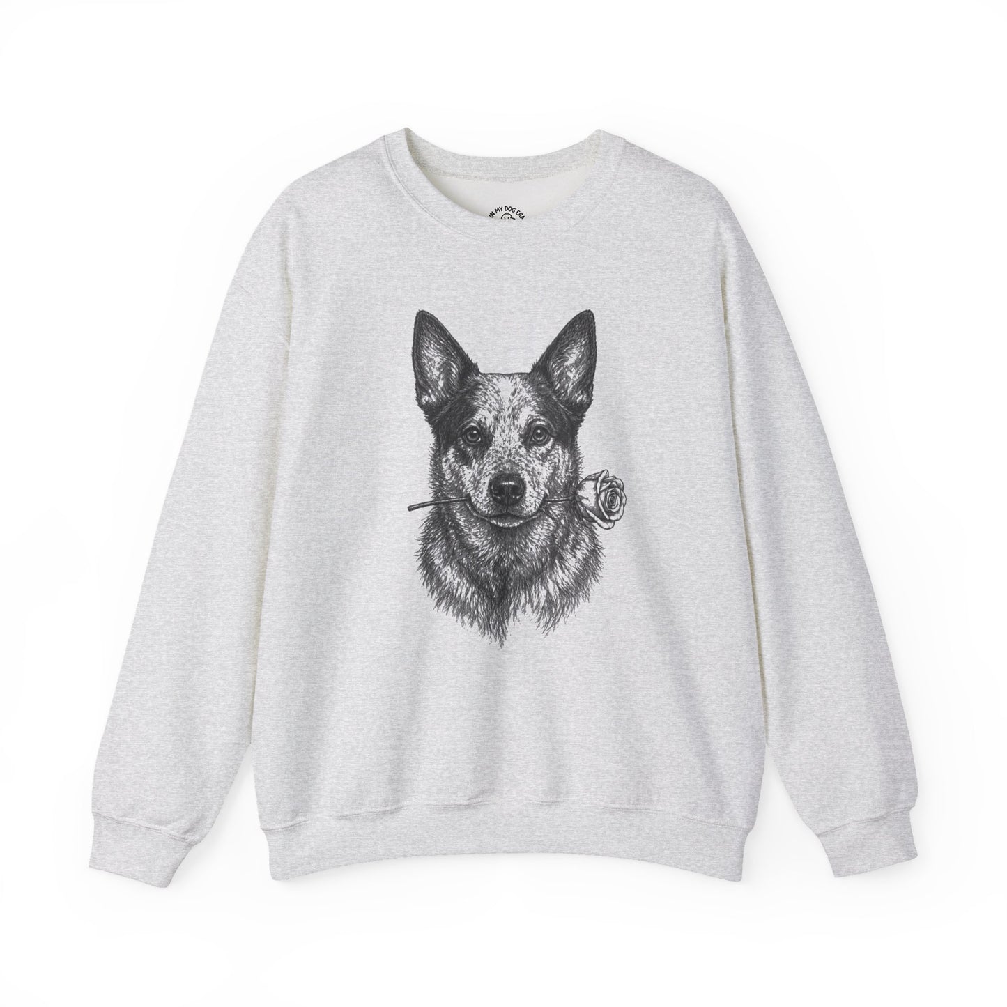 Australian Cattle Dog Heeler Rose Collection Sweatshirt