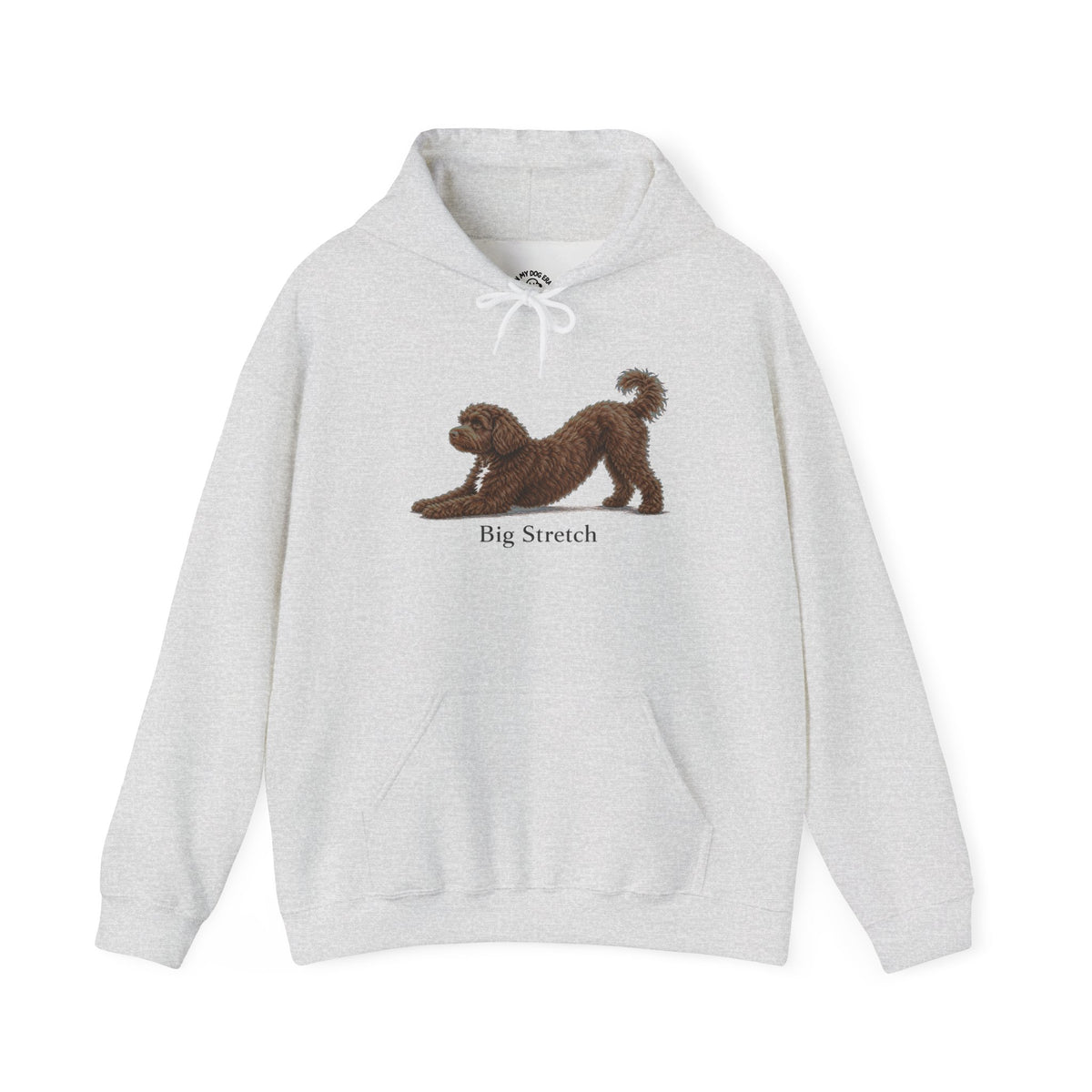 Big Stretch Portuguese Water Dog (Brown) - Hoodie