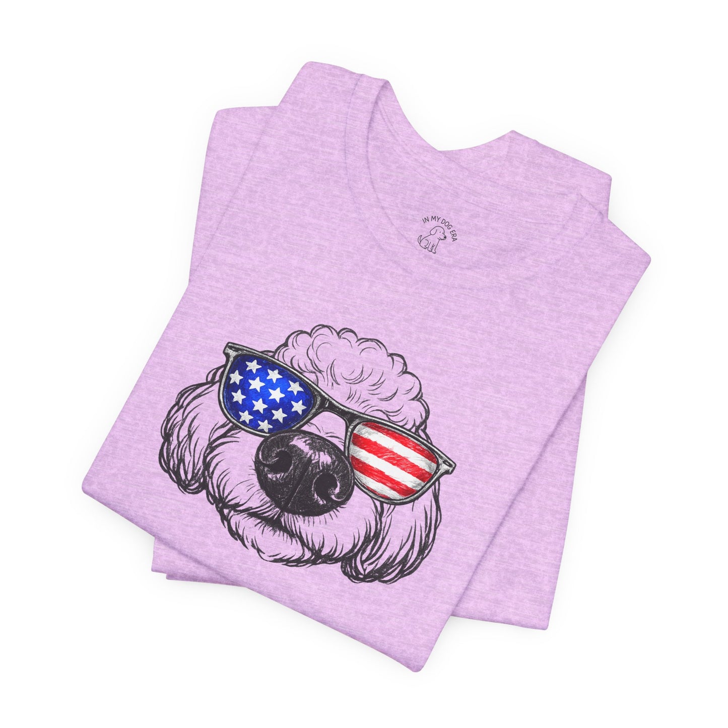 Red, White & BOOP Poodle T-Shirt