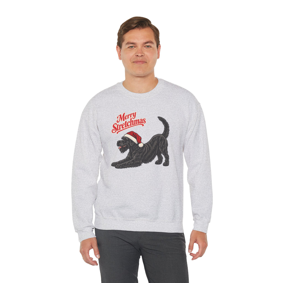 Giant Schnauzer Christmas Sweatshirt | Merry Stretchmas