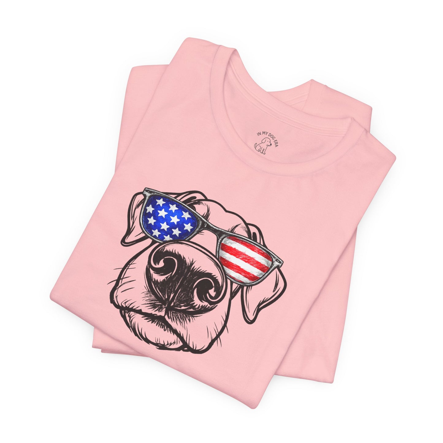 Red, White & BOOP Doberman T-Shirt