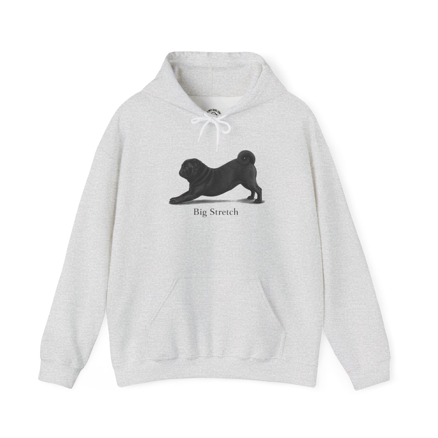 Big Stretch Black Pug - Hoodie