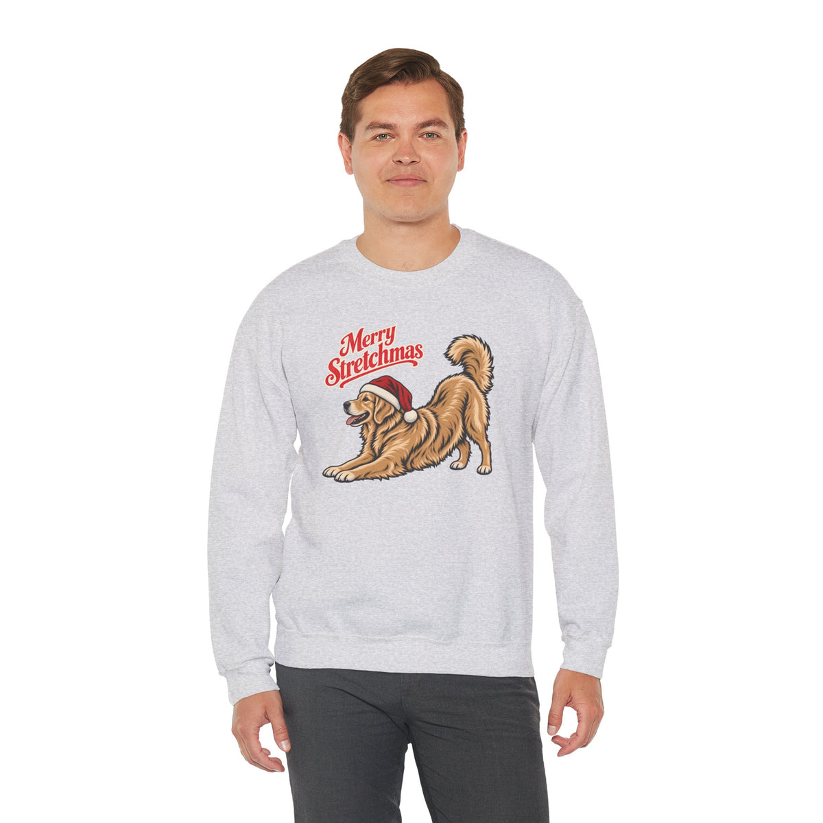 Golden Retriever Christmas Sweatshirt | Merry Stretchmas