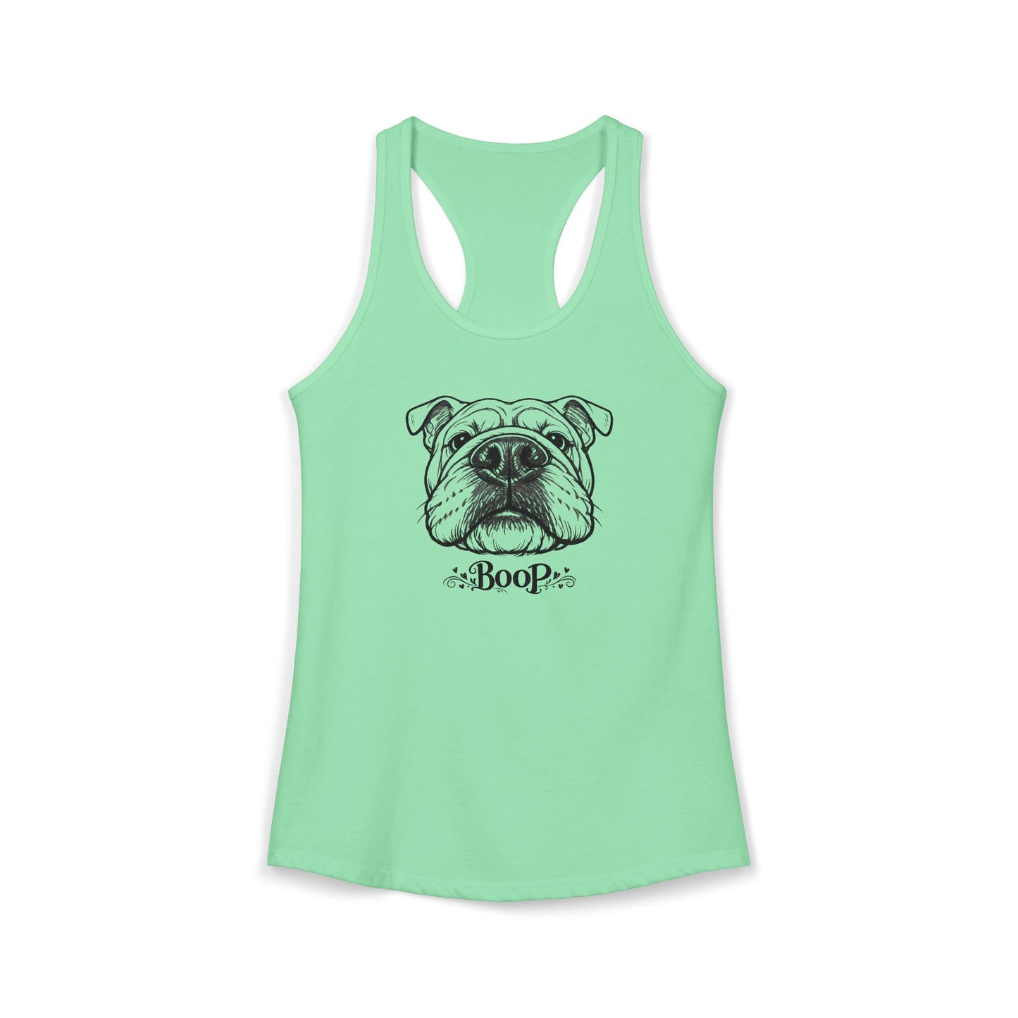 BOOP English Bulldog - Women's Racerback Tanktop