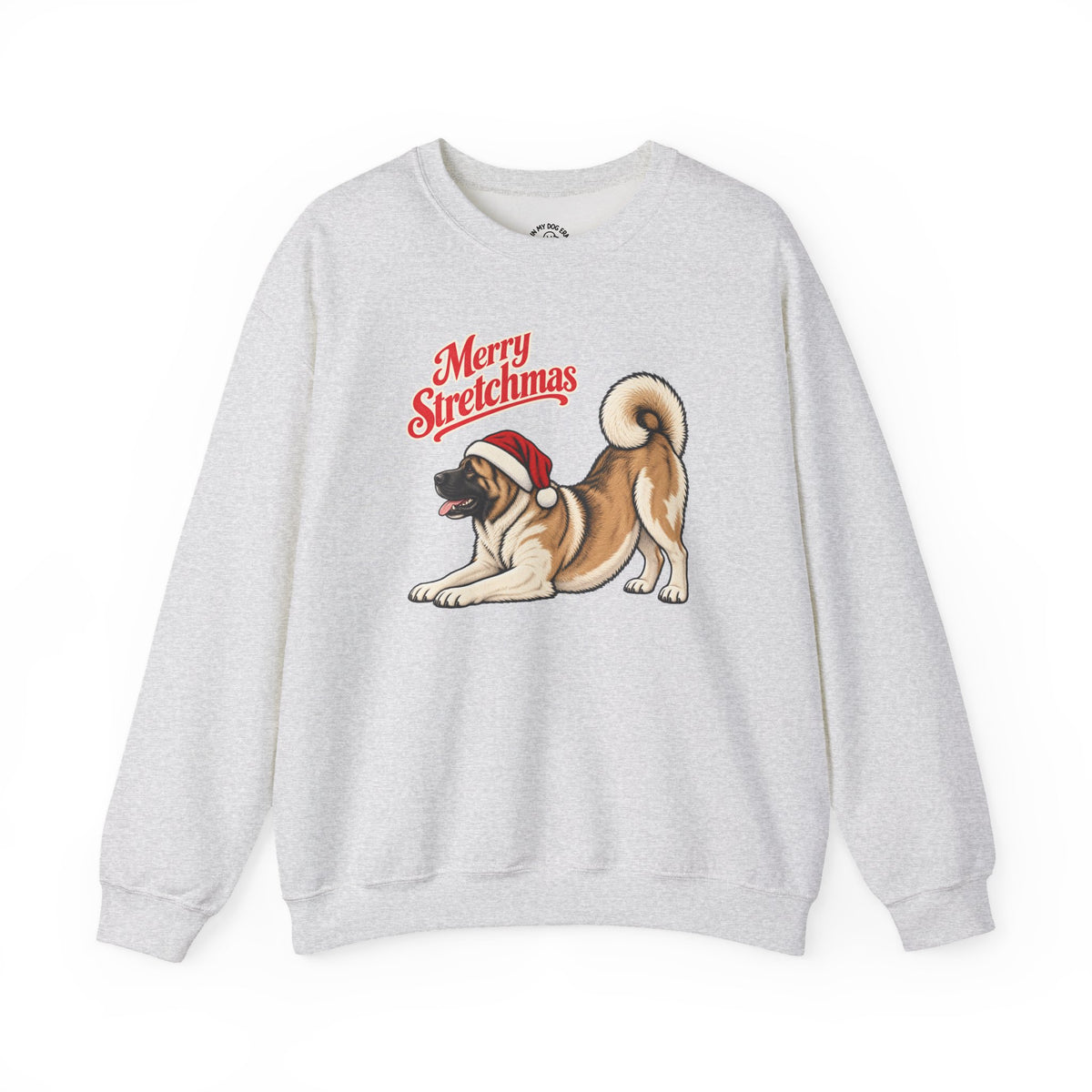 American Akita Christmas Sweatshirt | Merry Stretchmas