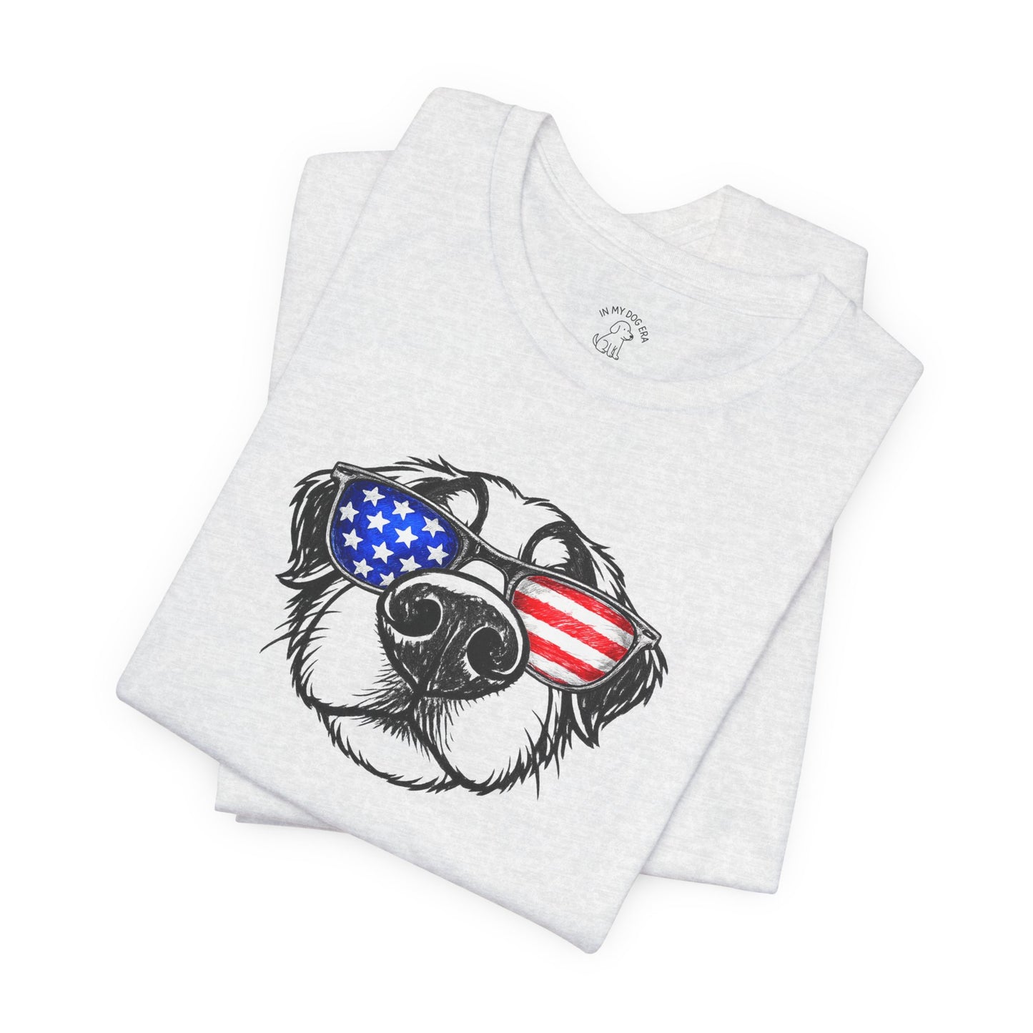 Red, White & BOOP Bernese Mountain Dog T-Shirt