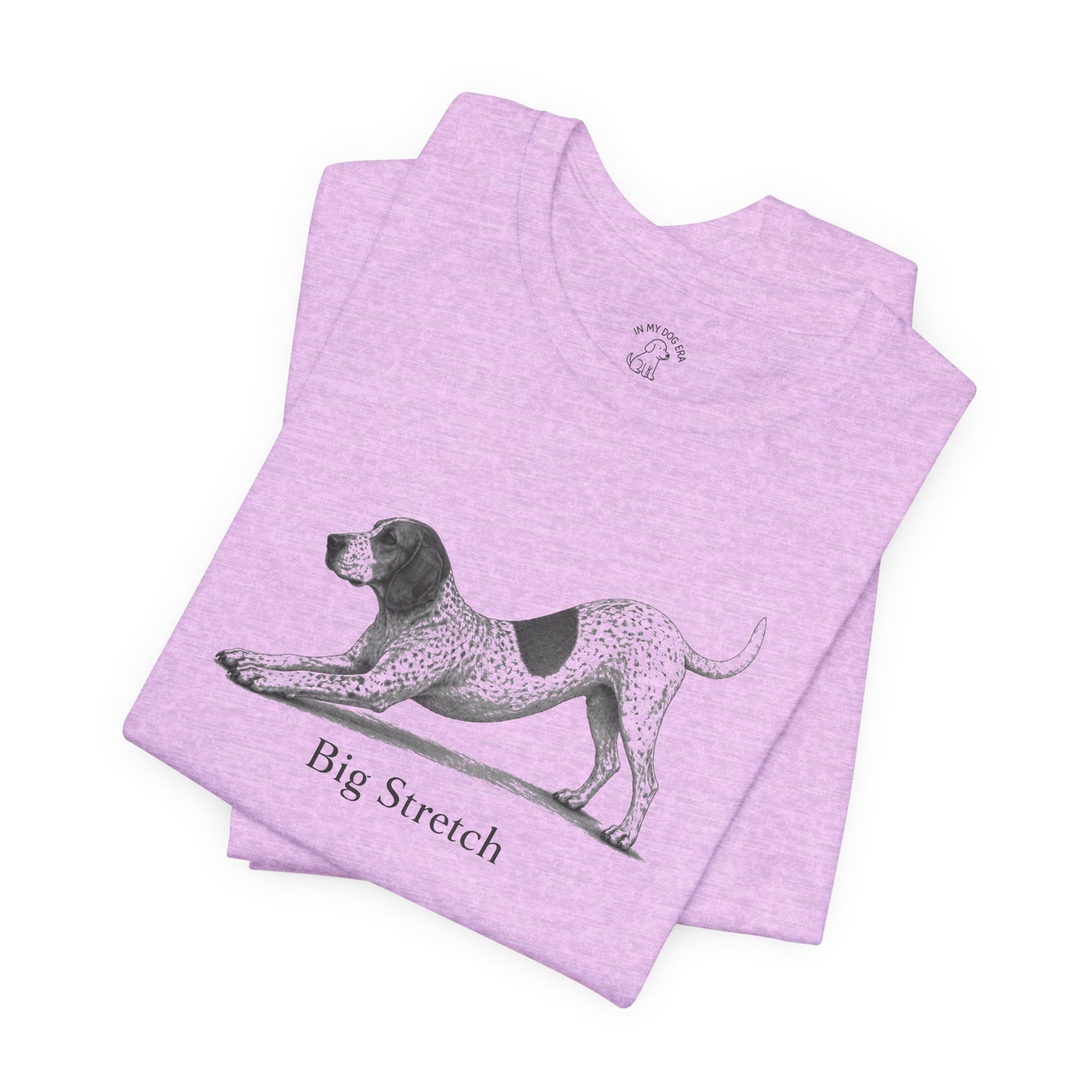 Big Stretch American English Coonhound T-Shirt (Red Tick Coonhound)