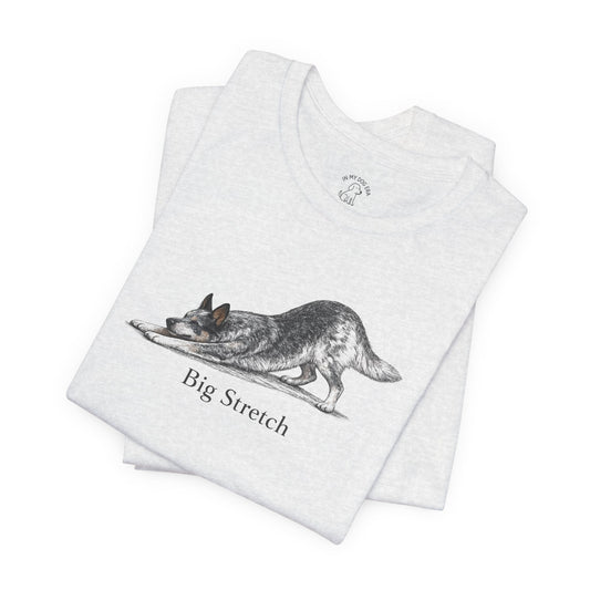 Big Stretch Australian Cattle Dog T-Shirt (Blue Heeler)
