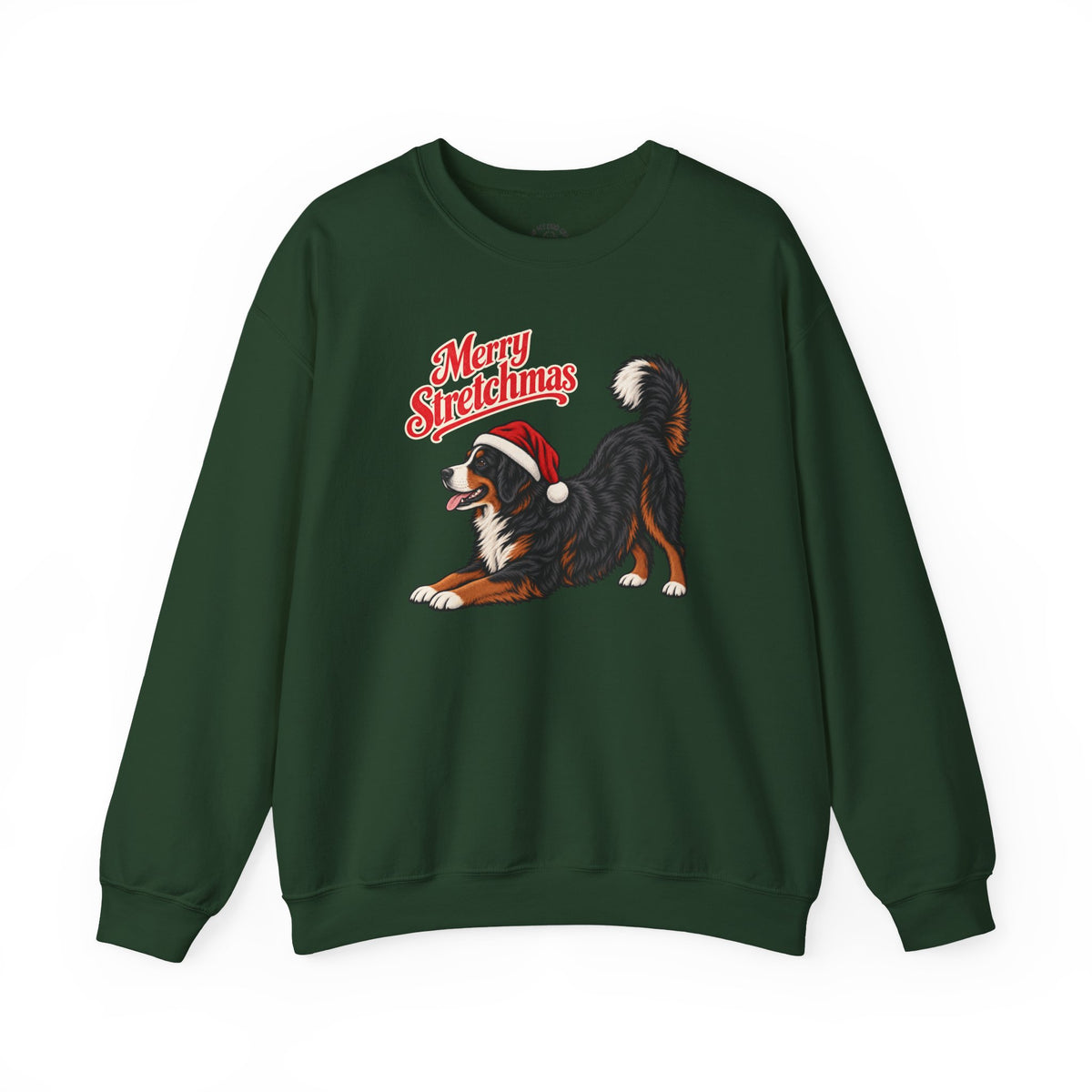 Bernese Mountain Dog Christmas Sweatshirt | Merry Stretchmas