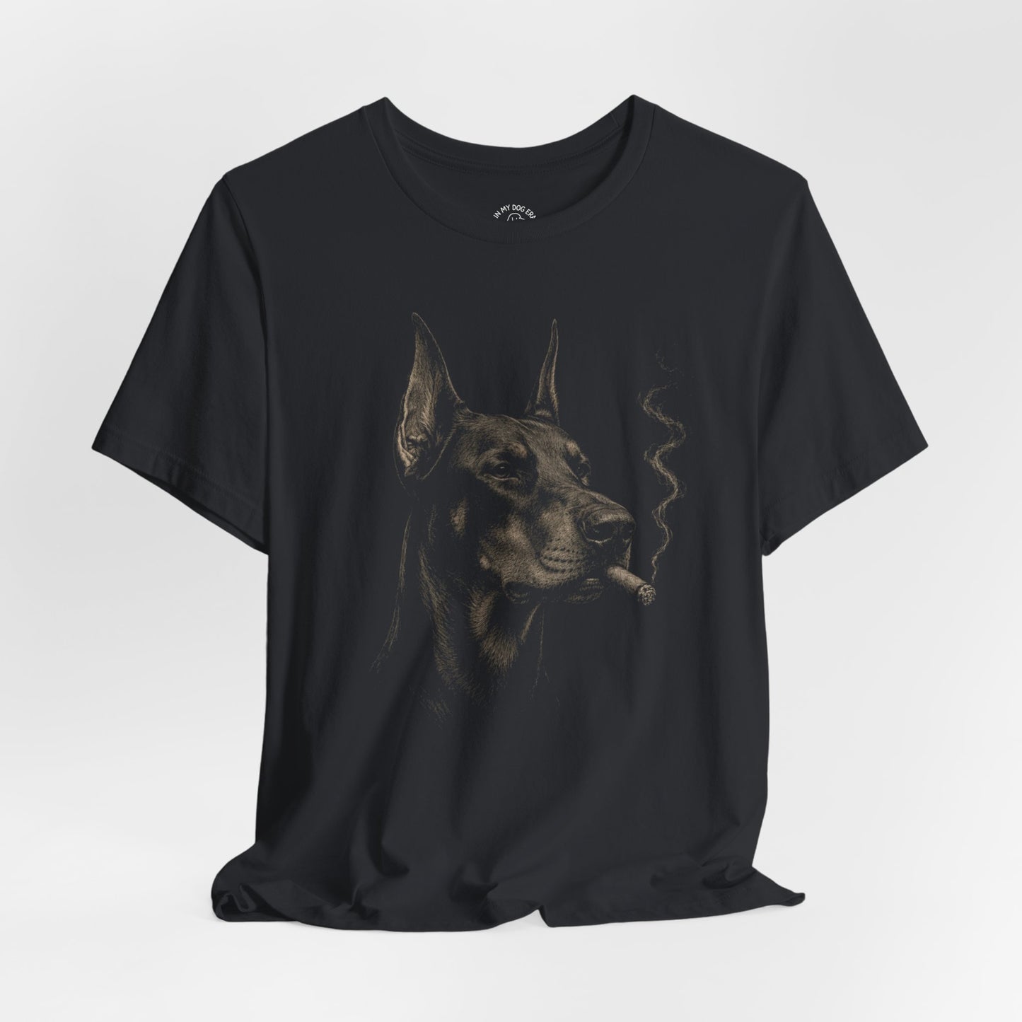 The Gentleman Doberman T-Shirt (Cropped Ears)