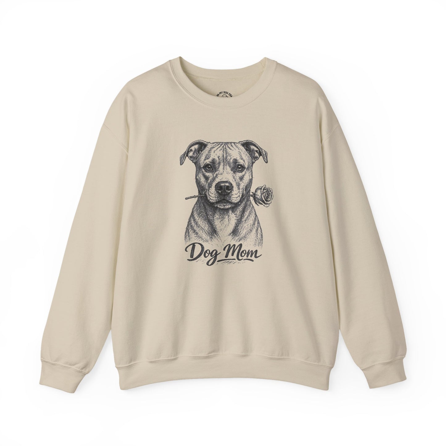 Pit Bull Dog Mom Sweatshirt (Rose Collection)