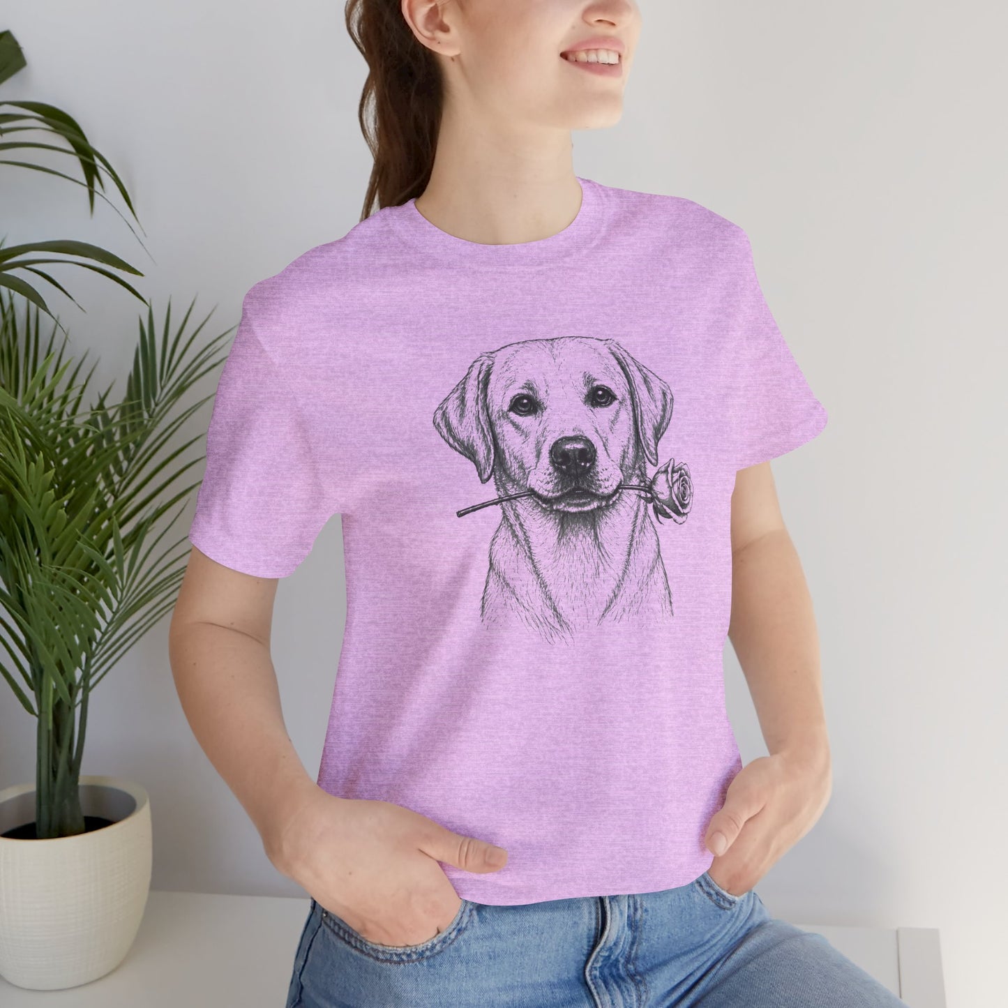 Yellow Labrador Retriever Rose Collection T-Shirt