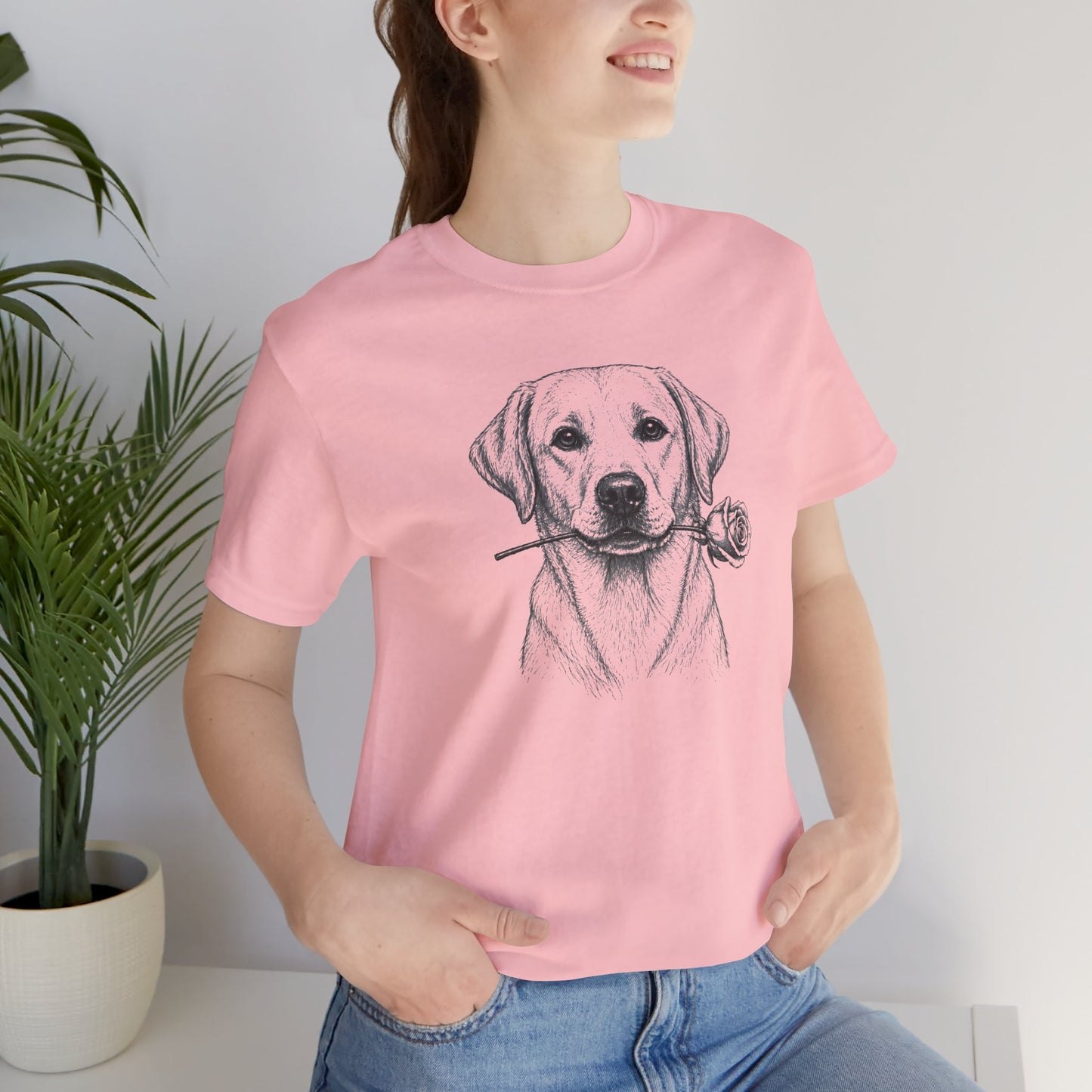 Yellow Labrador Retriever Rose Collection T-Shirt