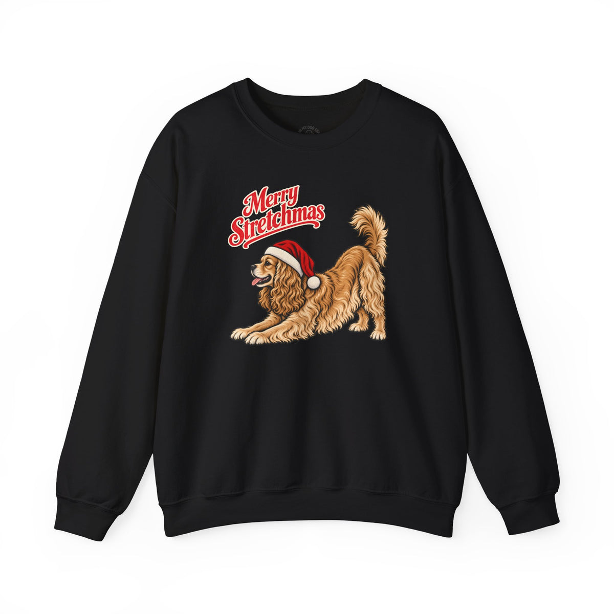 American Cocker Spaniel Christmas Sweatshirt | Merry Stretchmas