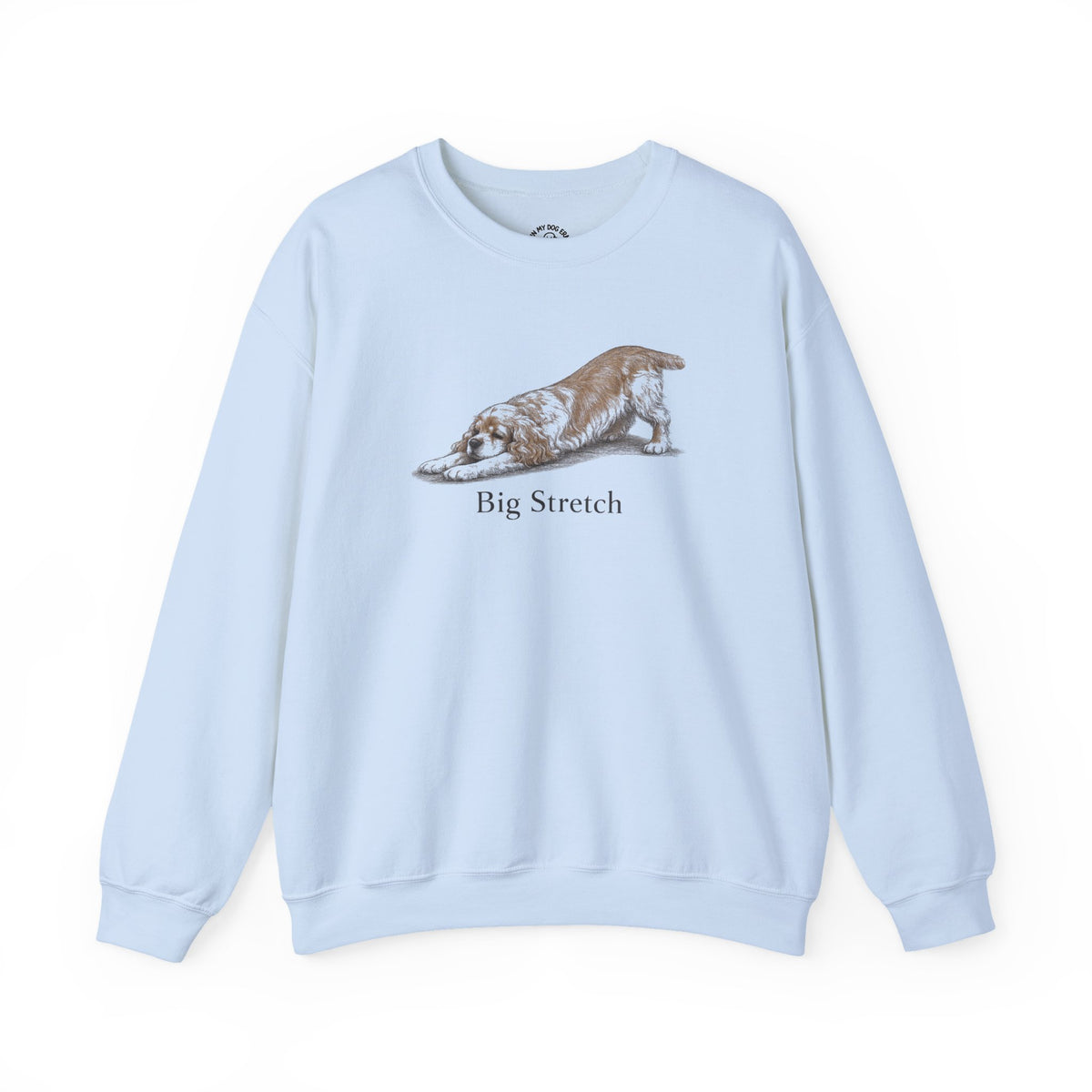 Big Stretch American Cocker Spaniel Sweatshirt (Docked Tail)