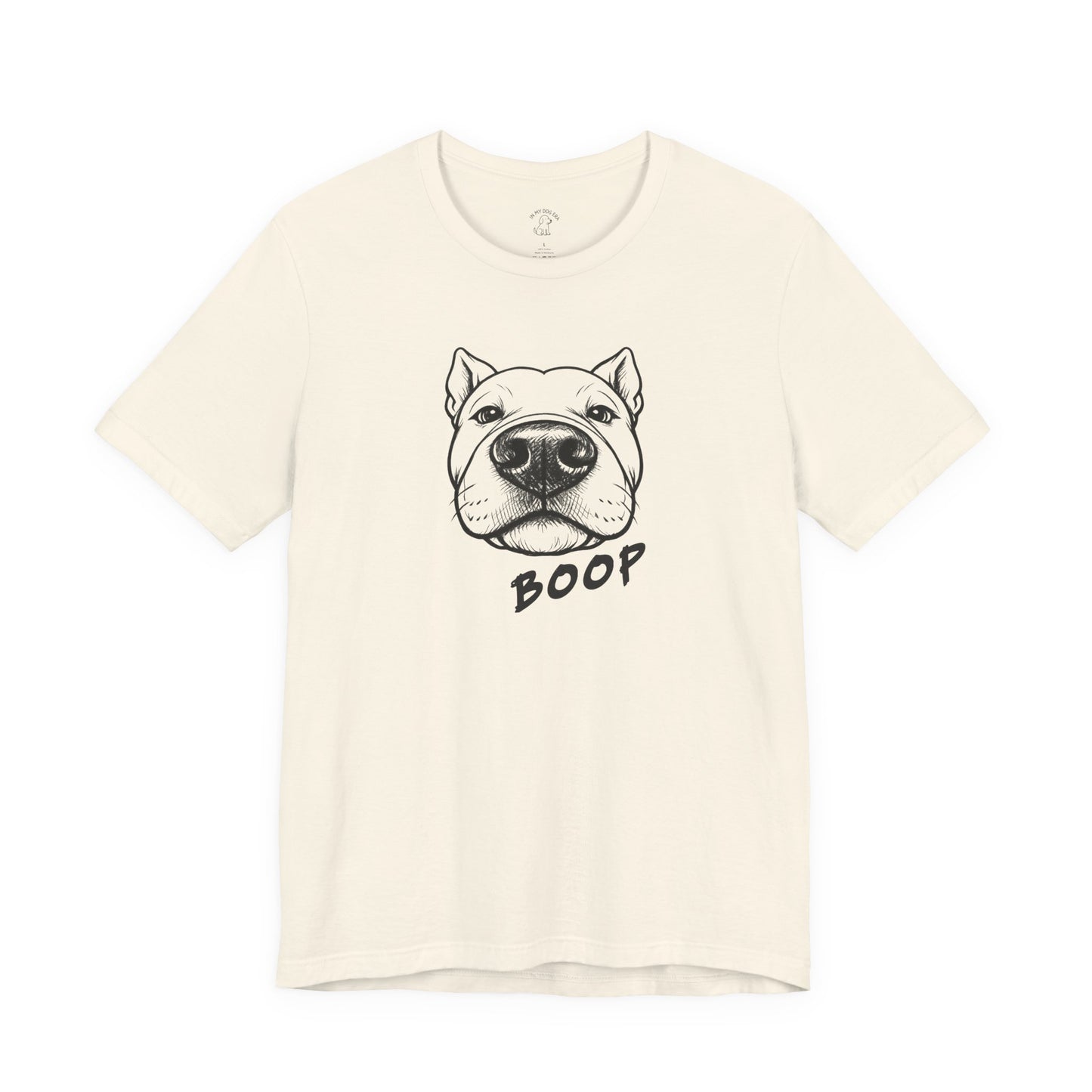 BOOP Classic - Pit Bull - Unisex T-Shirt (Cropped Ears)