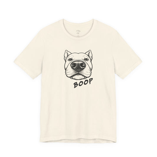 BOOP Classic - Pit Bull - Unisex T-Shirt (Cropped Ears)
