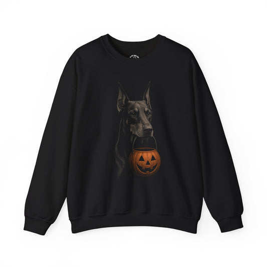 Doberman Halloween Sweatshirt – Boop or Treat