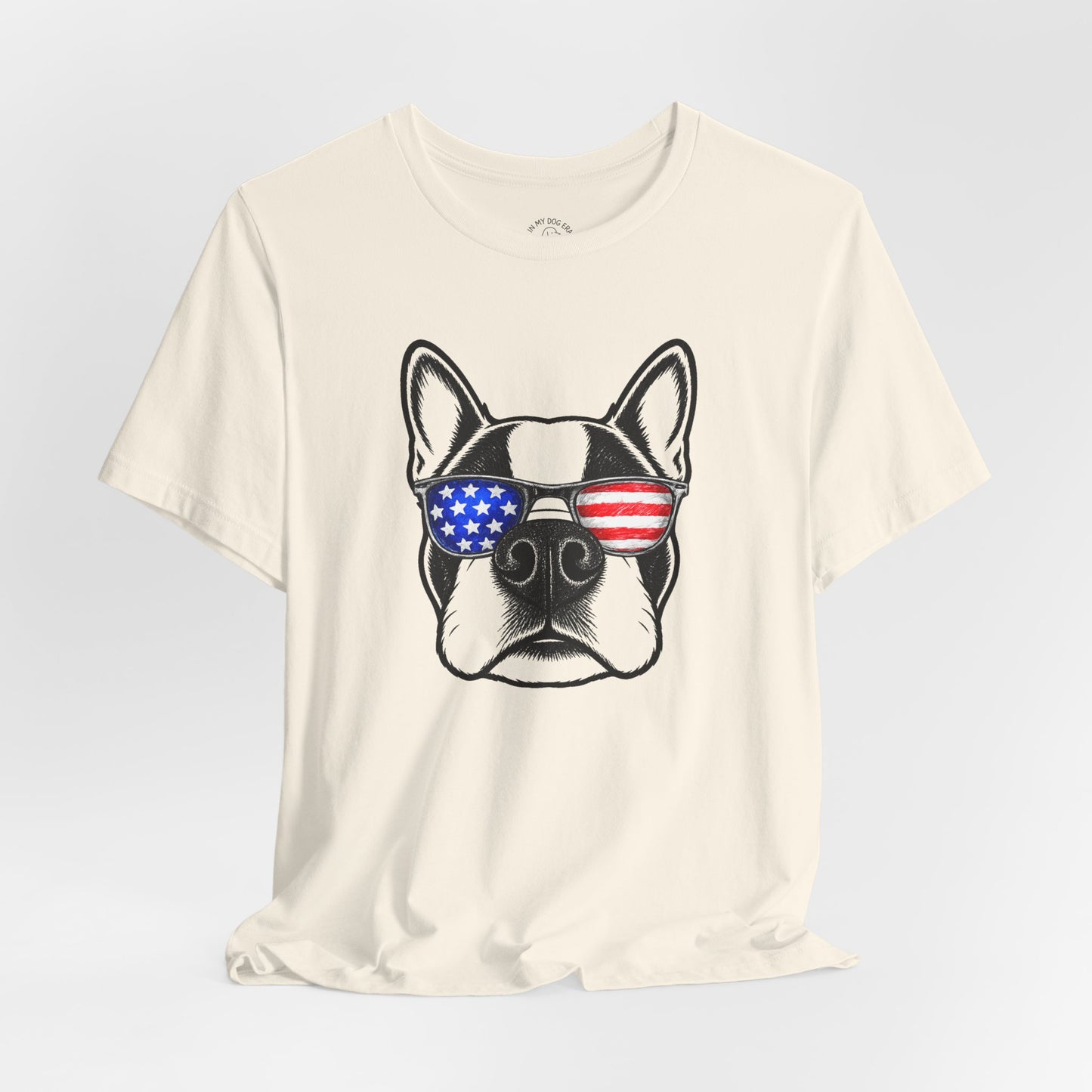 Red, White & BOOP Boston Terrier T-Shirt