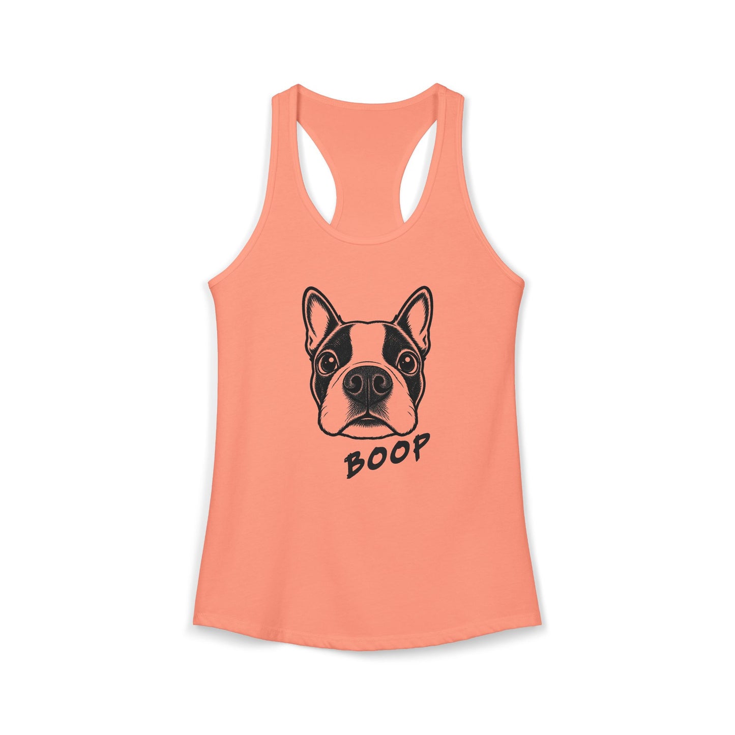 BOOP Classic - Boston Terrier - Women's Racerback Tanktop