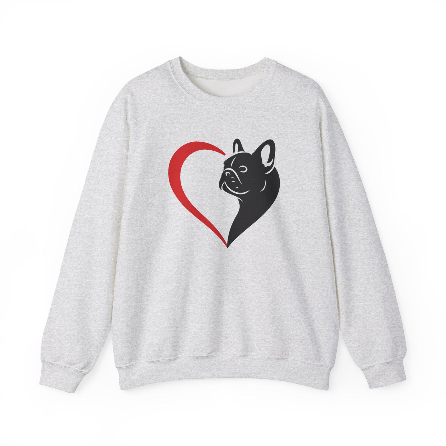 French Bulldog Heart Sweatshirt