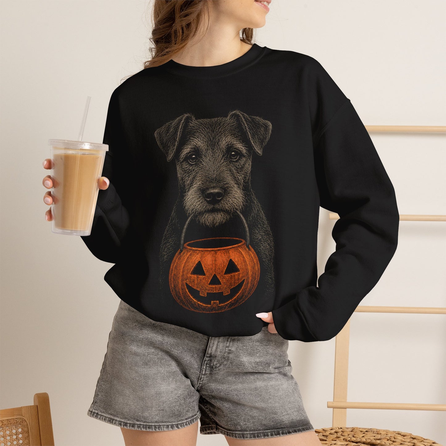 Patterdale Terrier Halloween Sweatshirt – Boop or Treat