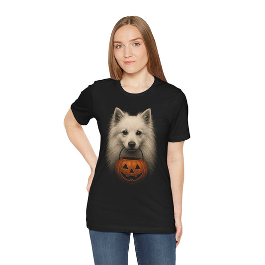 American Eskimo Dog Halloween T-Shirt – Boop or Treat