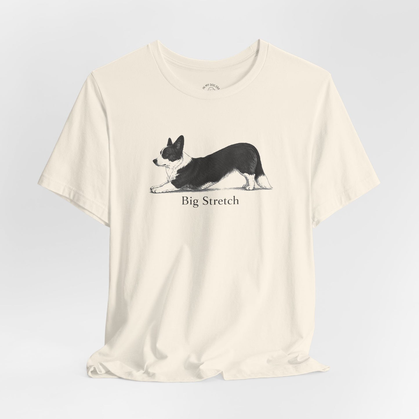Big Stretch Corgi T-Shirt (Cardigan Welsh Corgi)