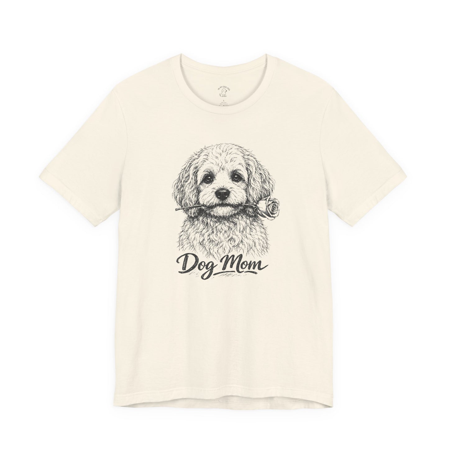 Cavapoo Dog Mom T-Shirt (Rose Collection)