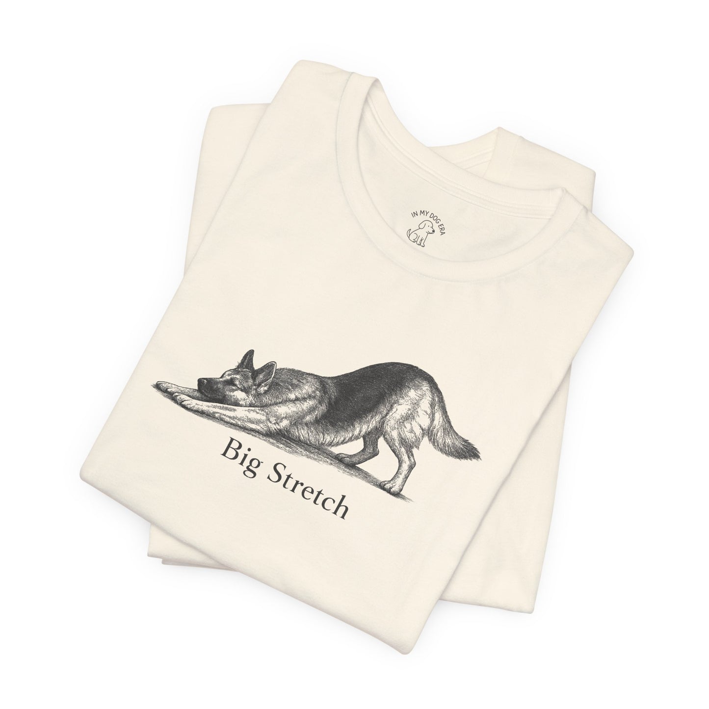 Big Stretch German Shepherd T-Shirt