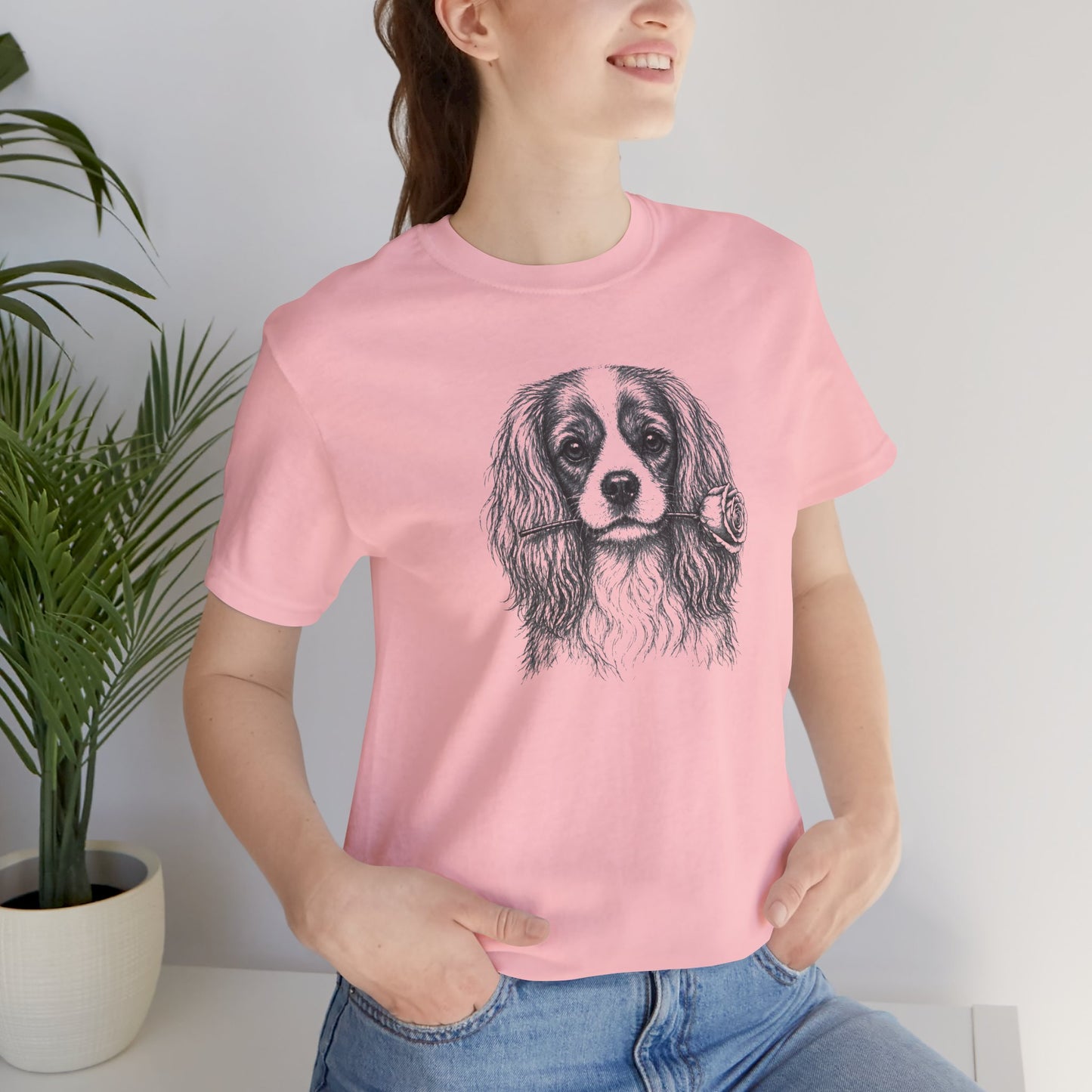 Cavalier King Charles Spaniel Rose Collection T-Shirt