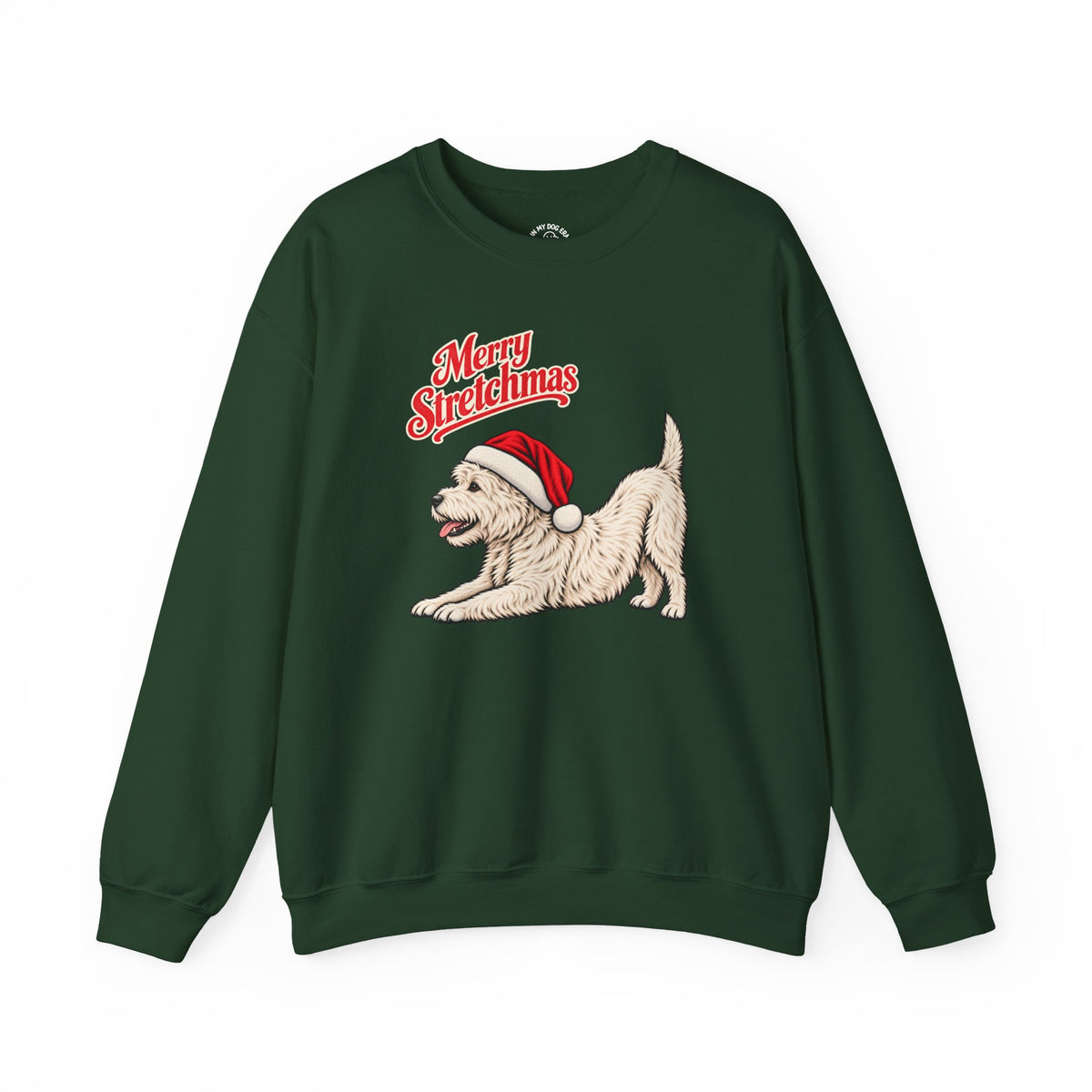West Highland Terrier Christmas Sweatshirt | Merry Stretchmas