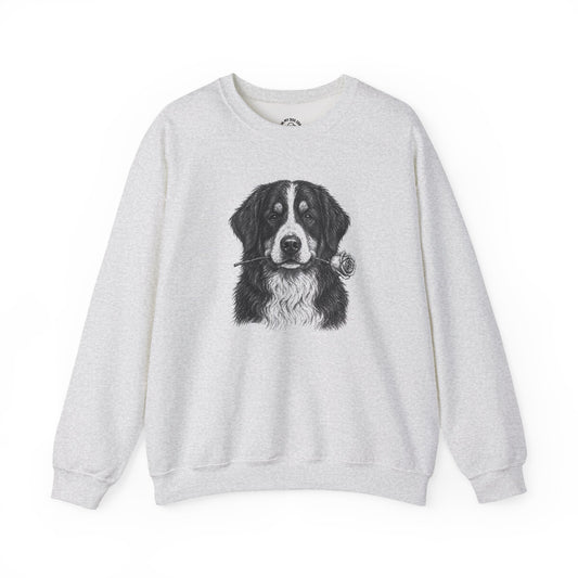 Bernese Mountain Dog Rose Collection Sweatshirt