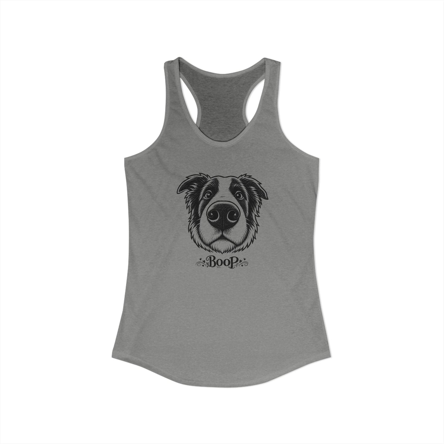 BOOP Border Collie - Women's Racerback Tanktop