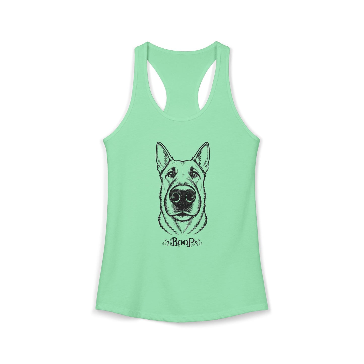 BOOP Belgian Malinois - Women's Racerback Tanktop