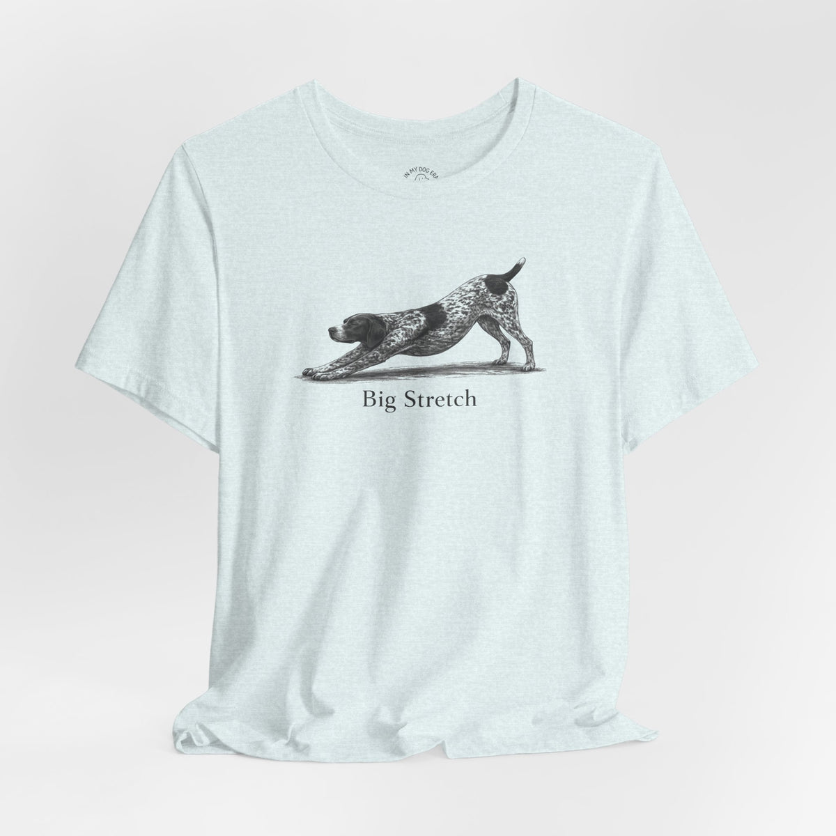Big Stretch German Shorthaired Pointer (Docked Tail) T-Shirt