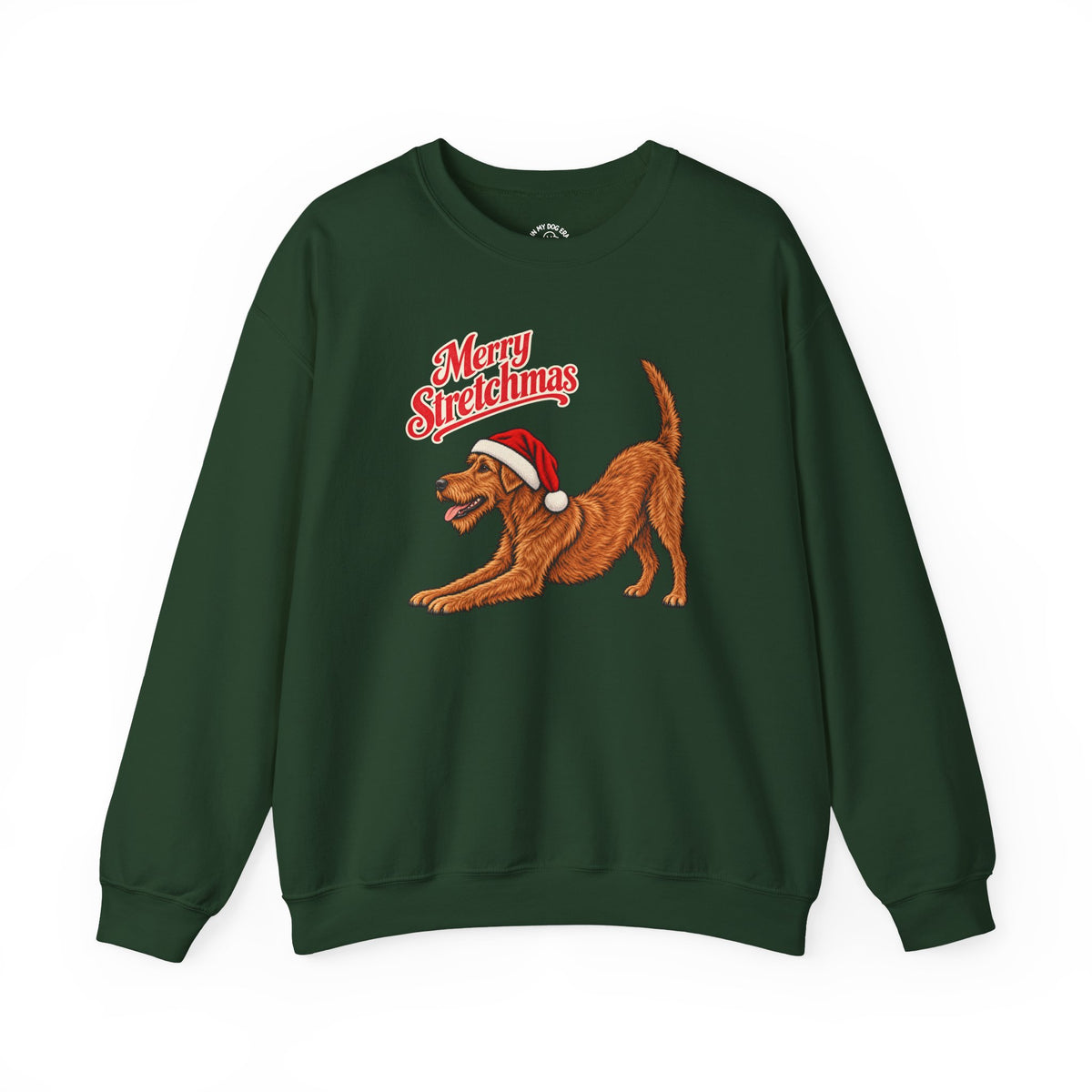 Irish Terrier Christmas Sweatshirt | Merry Stretchmas