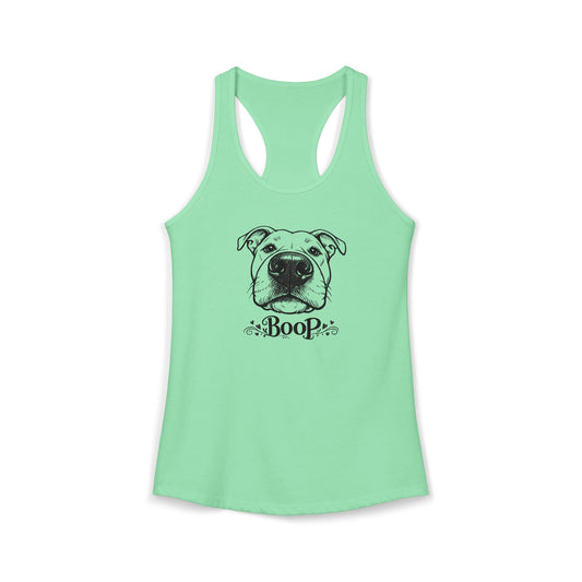 BOOP Pit Bull - Women's Racerback Tanktop