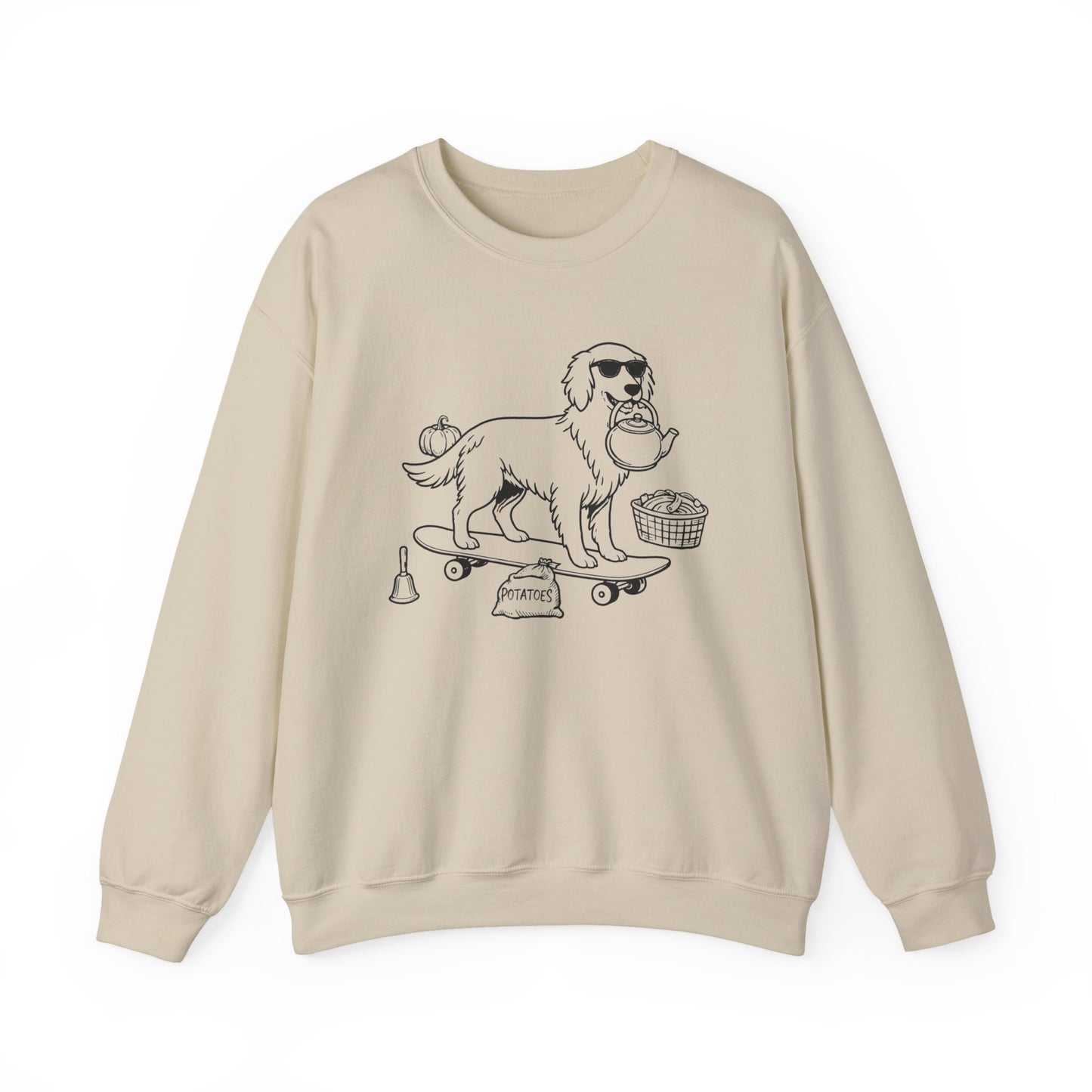Duke on a Skateboard Sweatshirt
