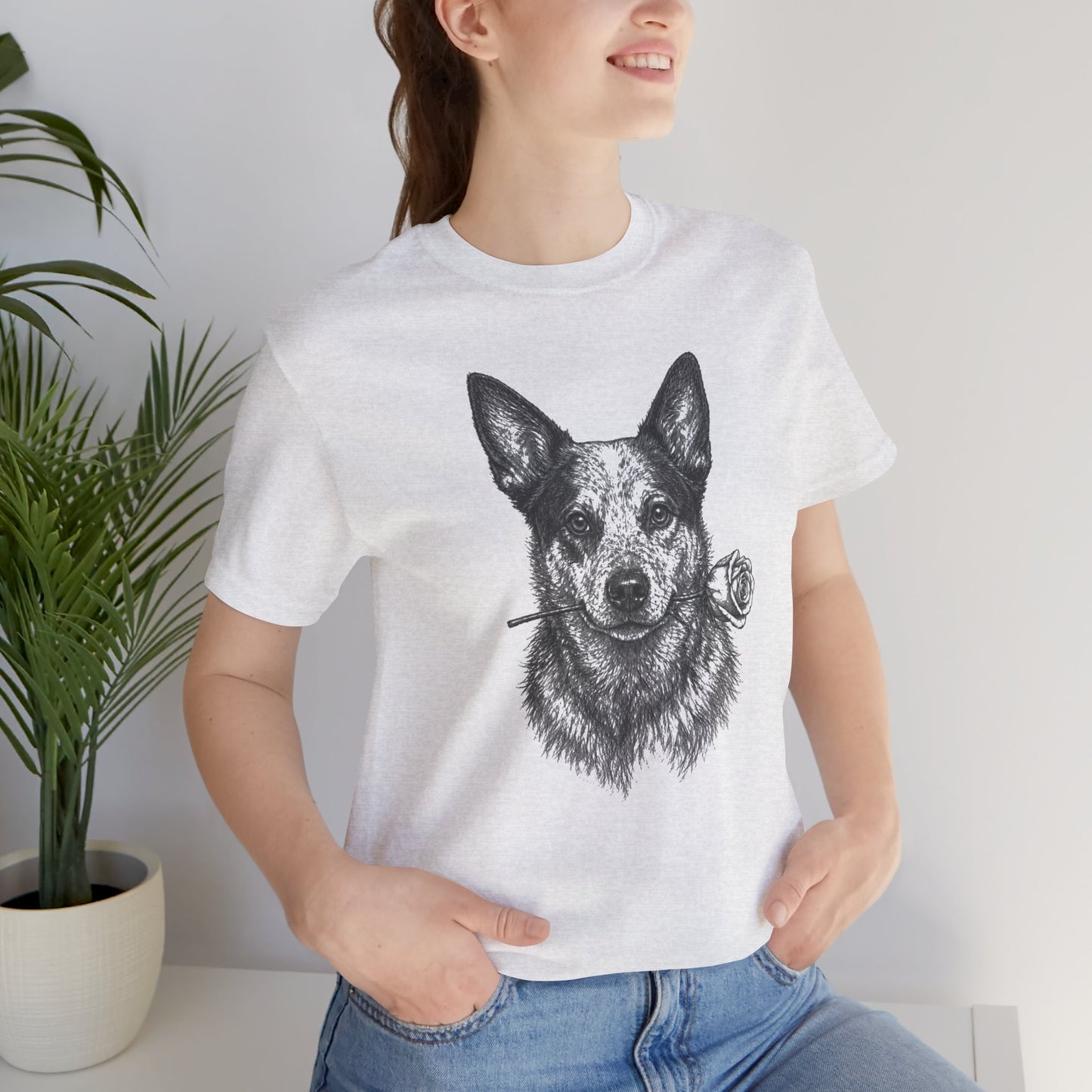 Australian Cattle Dog Heeler Rose Collection T-Shirt