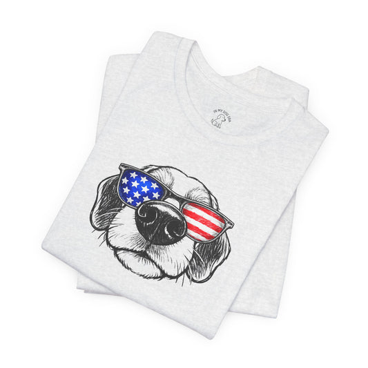 Red, White & BOOP Beagle T-Shirt