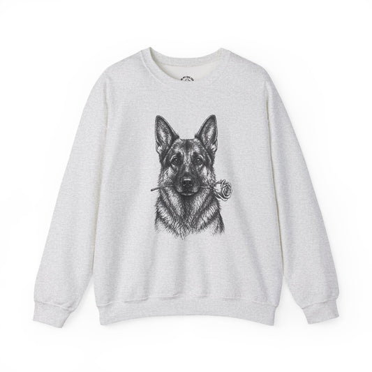 German Shepherd Rose Collection Sweatshirt