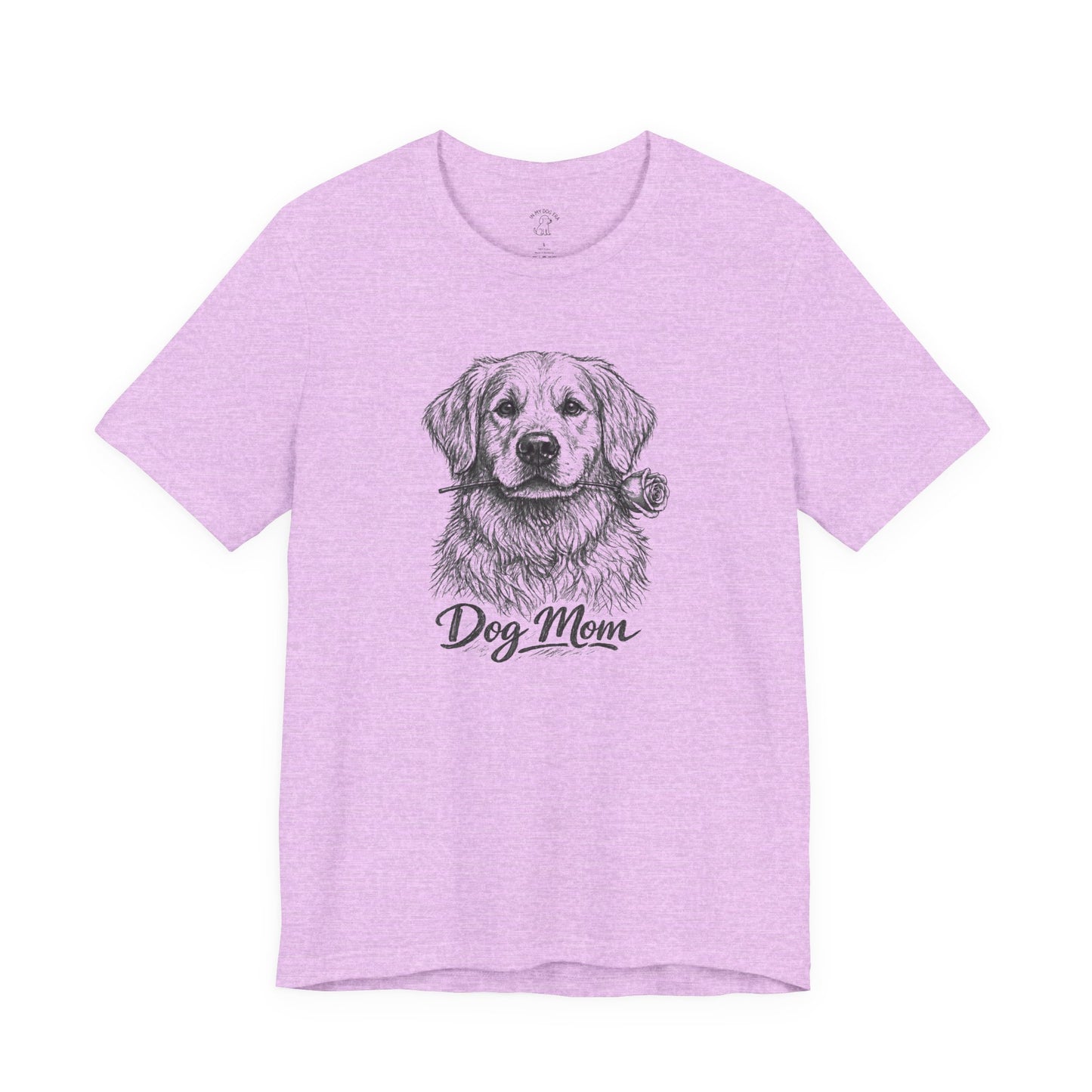 Golden Retriever Dog Mom T-Shirt (Rose Collection)
