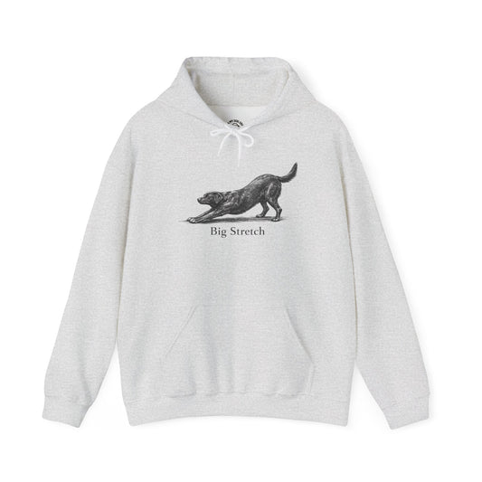 Big Stretch Black Labrador Retriever - Hoodie