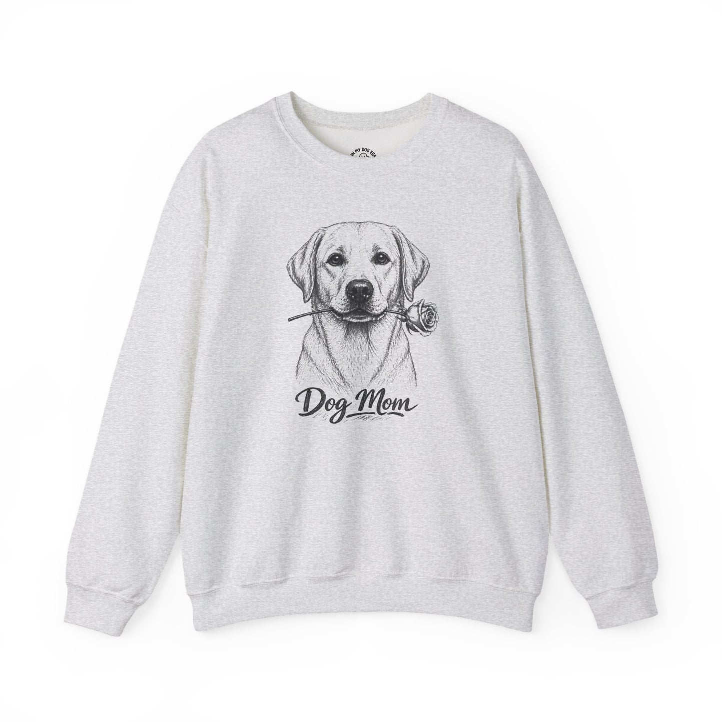 Yellow Labrador Retriever Dog Mom Sweatshirt (Rose Collection)